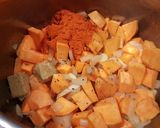 Batáta leves karfiolrizzsel recept fázis 2 fotója
