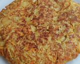 Foto del paso 6 de la receta Tortilla de boniato, patata y cebolla