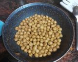 Foto del paso 5 de la receta: Crema de calabaza y batata con snack de garbanzos fritos