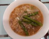 蘆筍豬肉泡麵的食譜步驟2照片