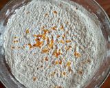 A picture of step 1 of Orange English tea scones.