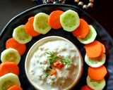 A picture of step 4 of Raw Banana Raita.