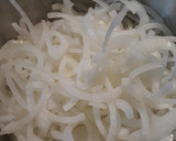A picture of step 1 of Caramelized Onions Batch 5.