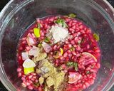 A picture of step 1 of Ruby Red Refreshment 💎🍷(Anar Ki Shikanji).