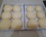 Foto langkah ke 8 dari resep Burger bun (straight dough method).