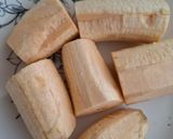 A picture of step 4 of Patacones with Shredded Chicken and Hogao.