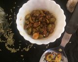 A picture of step 1 of Karonde ki Sabzi.