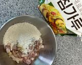 Hình bước làm 1 của món Chicken Pancake 🥞