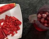 A picture of step 2 of Watermelon Juice.
