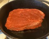 A picture of step 2 of California Farm Achiote Pork Steak.