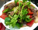 Hình bước làm 2 của món Bò lúc lắc