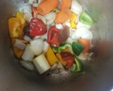A picture of step 1 of Oxtail (or Veal Tail) in Pressure Cooker.