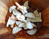 A picture of step 2 of Spicy Rice Noodle Salad (with Fermented Fish Sauce).
