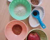 Foto del paso 1 de la receta: Mug cake de avena y manzana caramelizada 🍎 Tortita en taza