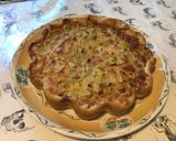 Une image de l'étape 12 de Tarte à la rhubarbe et crème de cassis (pâte brisée épeautre lait vanille).