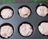 A picture of step 7 of Eggless strawberry cupcakes.