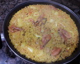 Foto del paso 5 de la receta: Arroz con sepia, gambas y mejillones