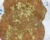 A picture of step 3 of Moong dal chilla.