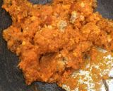 A picture of step 2 of Khoya paneer.