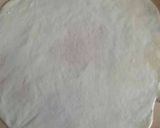 A picture of step 3 of Msemen.