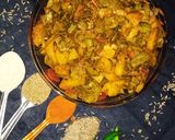 तोरी आलू छिलकों की सब्जी (tori aloo chikle ki sabzi reicpe in Hindi) रेसिपी चरण 4 फोटो