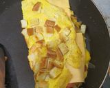 Foto langkah ke 5 dari resep Telur Lipat Korea (Pakai Pinggiran Roti).