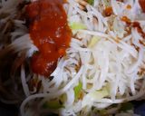 A picture of step 5 of Chowmein.