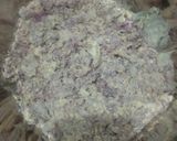 Foto langkah ke 2 dari resep Roti Sobek Ubi Ungu.