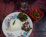 A picture of step 19 of Mach e vat e bangali-a lunch thali.