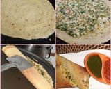 A picture of step 3 of Mogar Moog Dal Healthy stuffed Dosa.