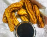 A picture of step 9 of Churros coated in cinnamon sugar🤤.