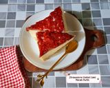 Foto langkah ke 8 dari resep Strawberry CheeseCake (Roti Tawar, No Bake) edisi Merah Putih.