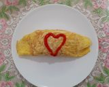 Foto langkah ke 5 dari resep Omurice (with bockwurst black pepper).