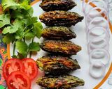 A picture of step 12 of Bharwa Karela (Stuffed Bitter Gourd).