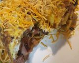 A picture of step 4 of Mushroom and Bologna Omelet.