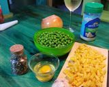 Foto del paso 1 de la receta: Pasta con guisantes verdes