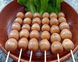 Foto langkah ke 6 dari resep Sate Telur Puyuh.