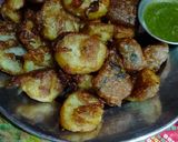 कुट्टू के आटे की पकौड़ी (kuttu ke atte ki pakodi recipe in Hindi) रेसिपी चरण 3 फोटो