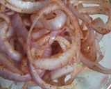 A picture of step 5 of Laccha Onion Salad.