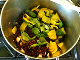 Tomato, Black Bean and Lemon Soup
