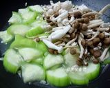 絲瓜菇菇湯的食譜步驟3照片