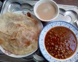 A picture of step 5 of Puri with Channay (Desi Nashta).