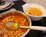 Édes-savanyú tésztával és rízzsel recept fázis 4 fotója