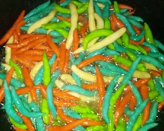 Roti Gabus/ Cendol Keju Rainbow #BikinRamadanBerkesan - Step 6