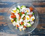 A picture of step 2 of Vegan Chimichurri Cold Pasta Salad.