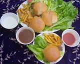 A picture of step 25 of MINI CHAPLI BURGER 👑 WITH FRENCH FRIES.