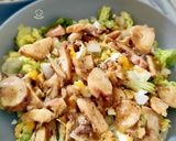 Foto del paso 7 de la receta Ensalada templada de cogollos con huevo cocido y pota al curry