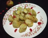 A picture of step 4 of Falhari Apple🍎pakoda (shivratri special).