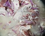 A picture of step 3 of Mutton white karahi.