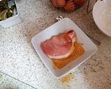 A picture of step 3 of My Chicken & Bacon in parmesan Breadcrumbs on a Bun.